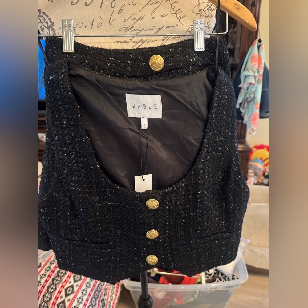Mable skirt vest set nwt small #1
